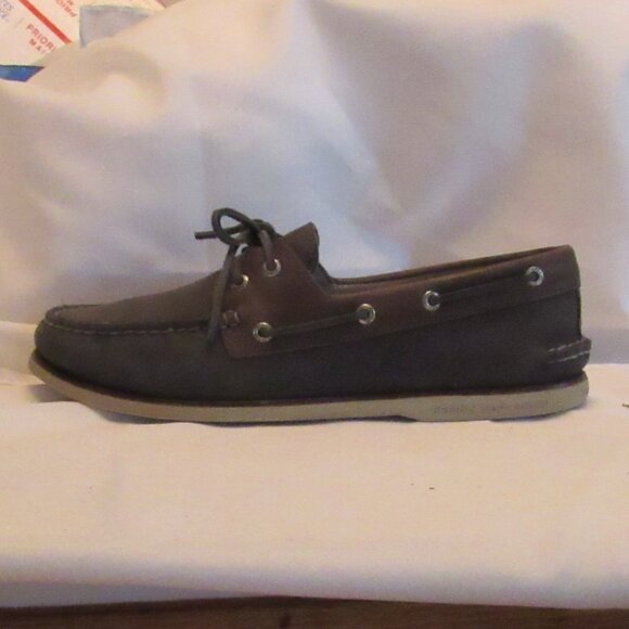 Sperry Top-Sider GOLD CUP Blue/Brown Men's 2-Eye Camino Boat Shoe Size 11 - Picture 5 of 12